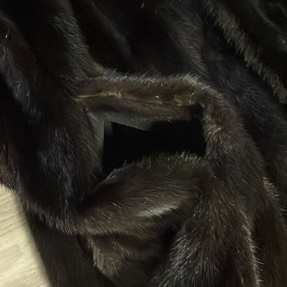 Vintage Genuine Mink Coat, Size L/XL - Picture 13 of 16